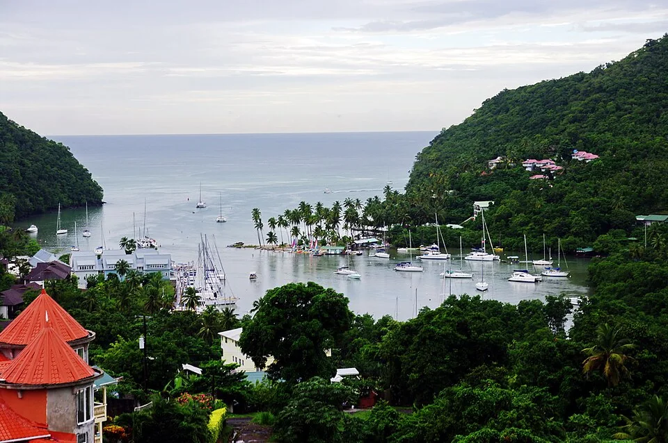 Marigot Bay · area photograph; not a photograph of Oasis Marigot