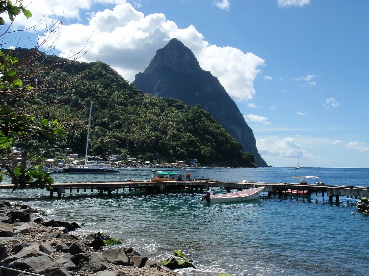 Soufrière area · area photograph; not a photograph of Sugarmon Villas